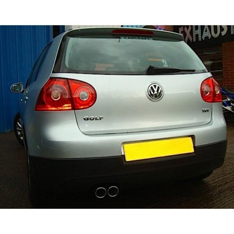 Cobra Sport Cat Back Exhaust System for VW Golf 5 GT 2.0L TDI 170 bhp (04-09)