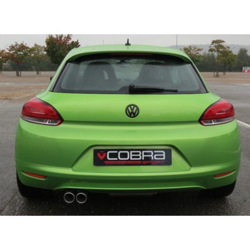 Cobra Sport Cat Back Exhaust System for VW Scirocco 1.4L TSI (08-13)