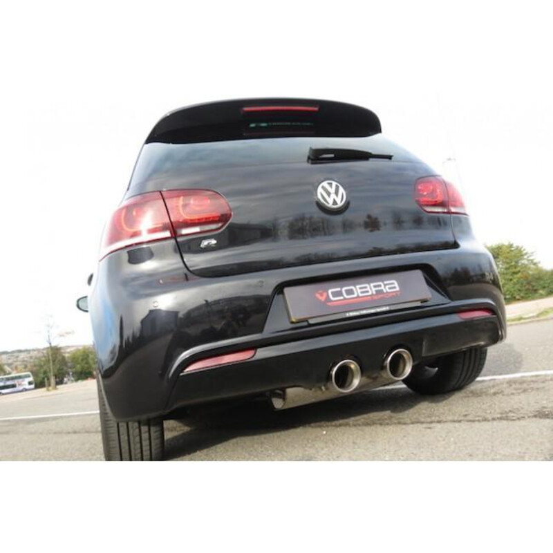 Cobra Sport Cat Back Exhaust System for VW Golf 6 R 2.0L TSI (09-12)