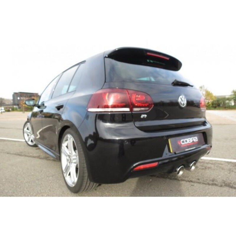 Cobra Sport Cat Back Exhaust System for VW Golf 6 R 2.0L TSI (09-12)
