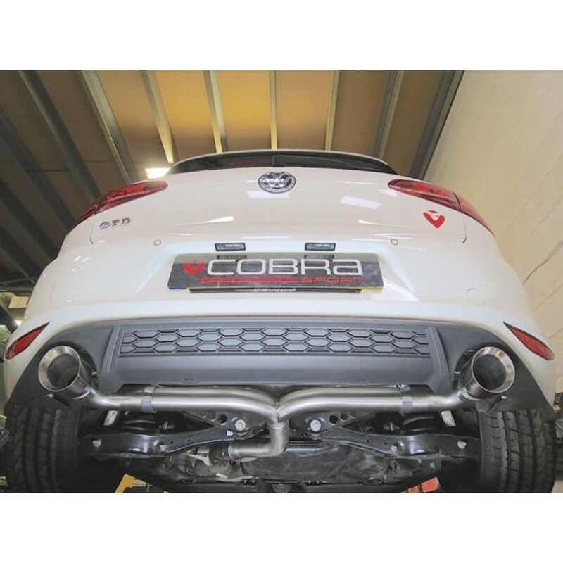 Cobra Sport Cat Back Exhaust System for VW Golf 7 2.0L TDI "GTI Style" (14-17)