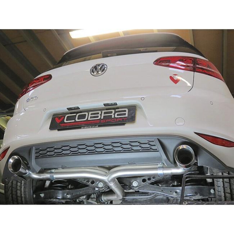 Cobra Sport Cat Back Exhaust System for VW Golf 7 2.0L TDI "GTI Style" (14-17)
