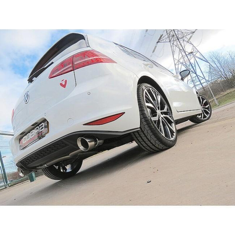 Cobra Sport Cat Back Exhaust System for VW Golf 7 2.0L TDI "GTI Style" (14-17)