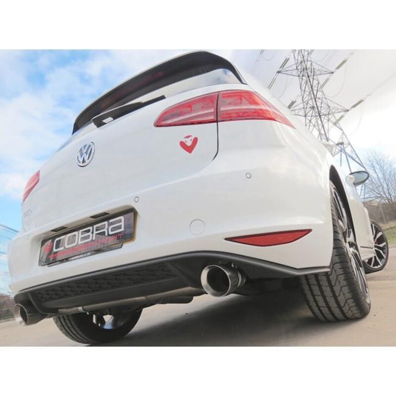 Cobra Sport Cat Back Exhaust System for VW Golf 7 2.0L TDI "GTI Style" (14-17)