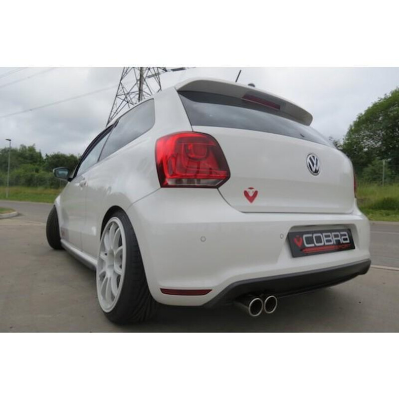Cobra Sport Cat Back Exhaust System for VW Polo 6R GTI 1.4L TSI (10-14)