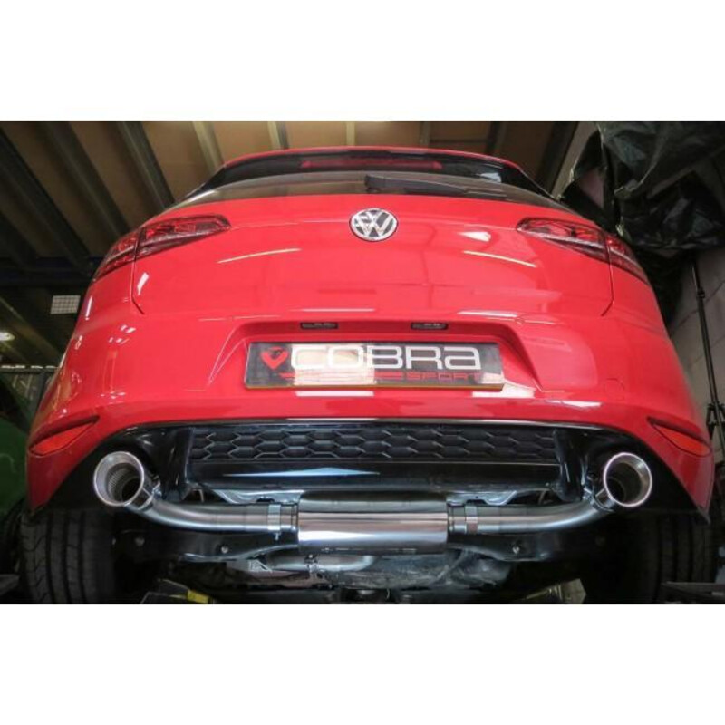 Cobra Sport Turbo Back Exhaust System for VW Golf 7 GTI 2.0L TSI (12-17)
