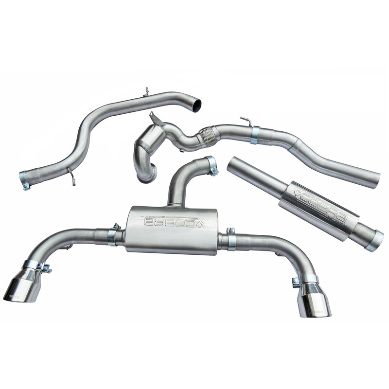 Cobra Sport Turbo Back Exhaust System for VW Golf 7 GTI 2.0L TSI (12-17)