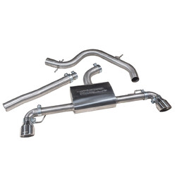 Cobra Sport Cat Back Exhaust System for VW Golf 6 2.0L TDI 170 bhp "GTI Style" (09-13)