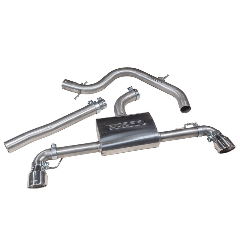 Cobra Sport Cat Back Exhaust System for VW Golf 6 2.0L TDI 170 bhp "GTI Style" (09-13)