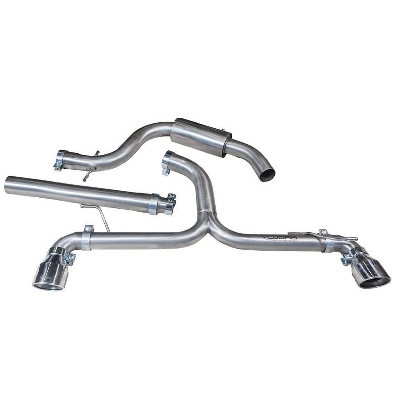Cobra Sport "Venom Box Delete" Cat Back Exhaust System for VW Golf 6 2.0L TDI 170 bhp (09-13)