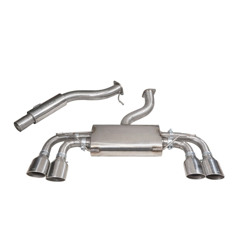 Cobra Sport Cat Back Exhaust System for VW Golf 7 R 2.0L TSI (12-18)