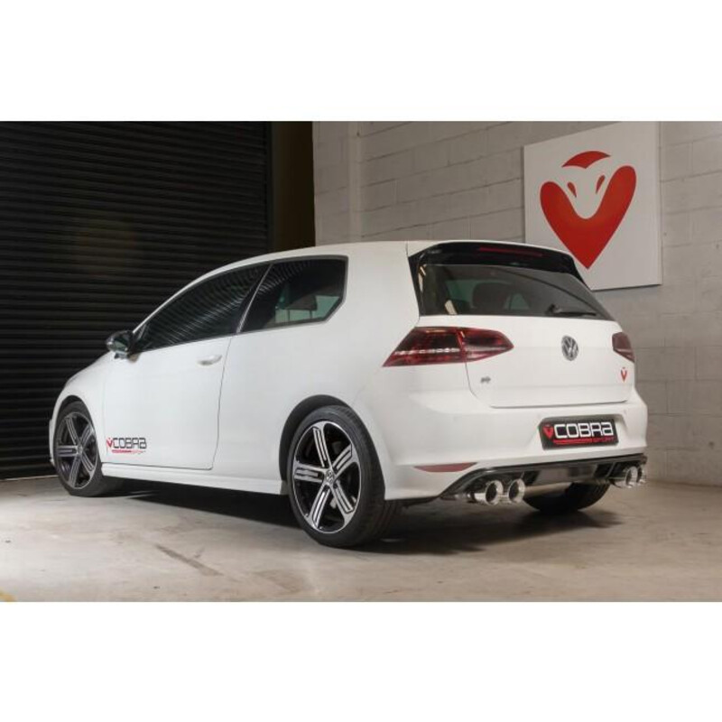Cobra Sport Turbo Back Exhaust System for VW Golf 7 R 2.0L TSI (12-18)