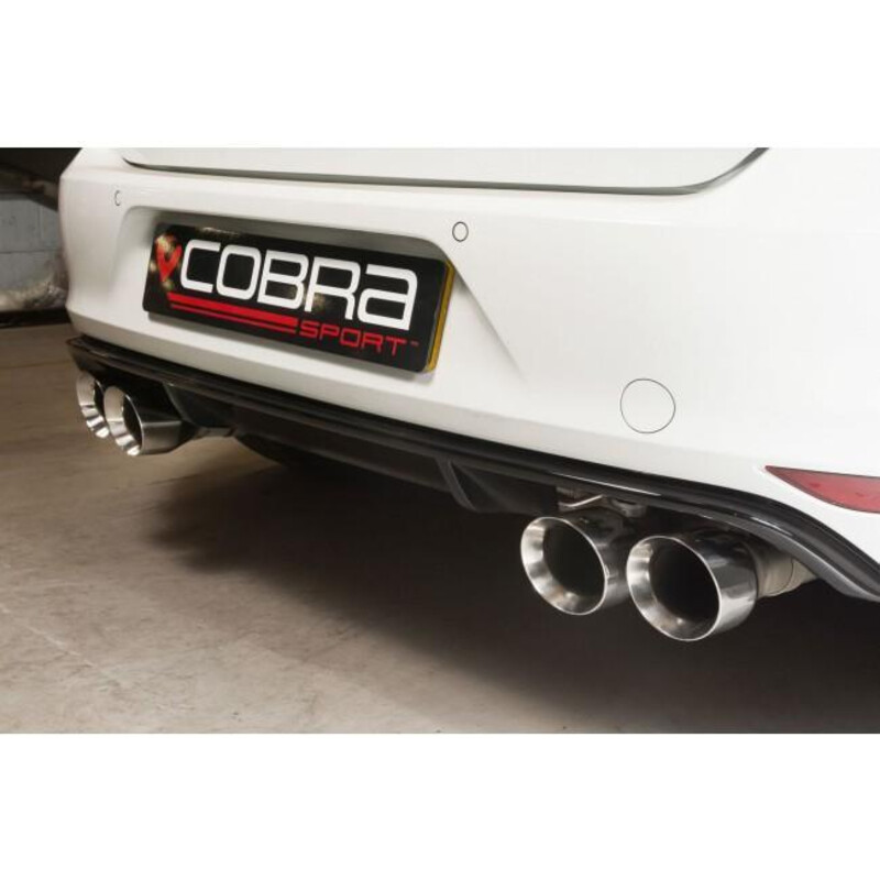 Cobra Sport Turbo Back Exhaust System for VW Golf 7 R 2.0L TSI (12-18)