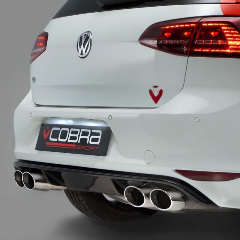 Cobra Sport Turbo Back Exhaust System for VW Golf 7 R 2.0L TSI (12-18)