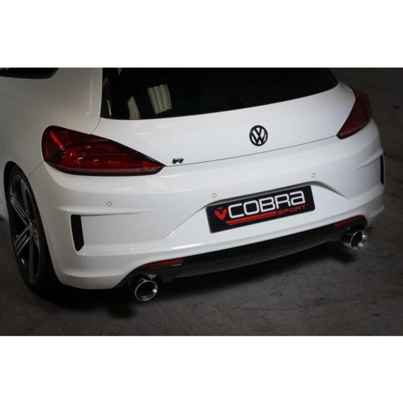 Cobra Sport "Venom Box Delete" Cat Back Exhaust System for VW Scirocco R 2.0L TSI (09-18)