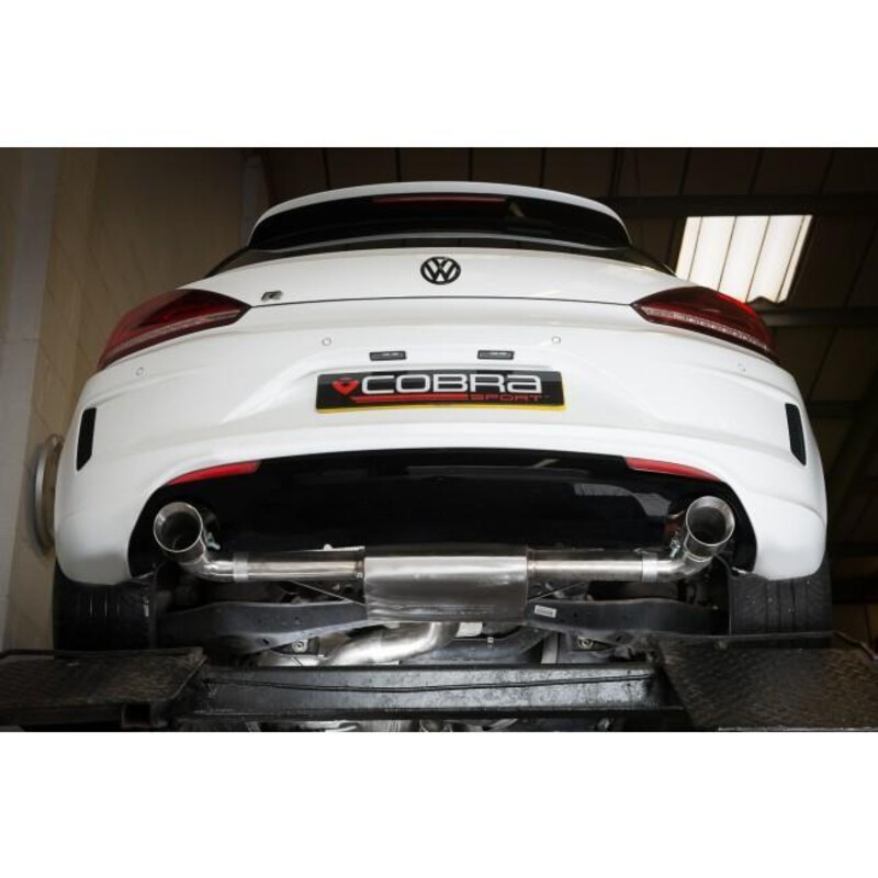 Cobra Sport Turbo Back Exhaust System for VW Scirocco R 2.0L TSI (09-18)