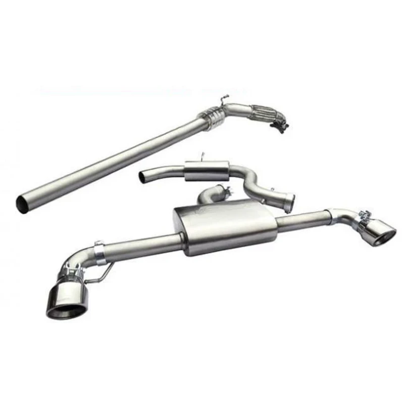 Cobra Sport Turbo Back Exhaust System for VW Scirocco R 2.0L TSI (09-18)