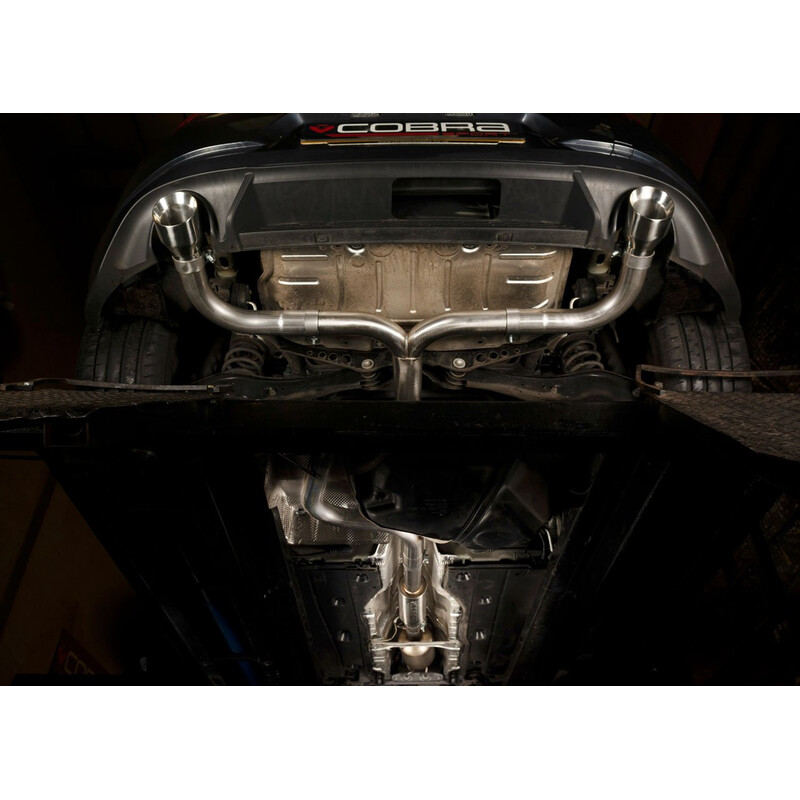 Cobra Sport "Venom Box Delete" Cat Back Exhaust System for VW Golf 7 GTI 2.0L TSI (12-17)