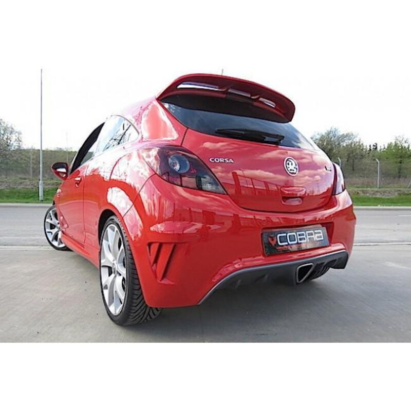 Cobra Sport Cat Back Exhaust System for Opel Corsa D OPC (10-14)