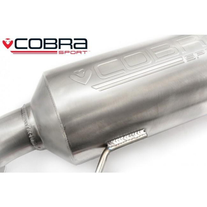 Cobra Sport Cat Back Exhaust System for Opel Corsa D 1.6L SRI (07-09)