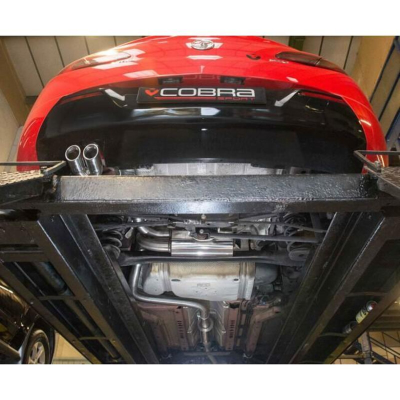 Cobra Sport Cat Back Exhaust System for Opel Astra J GTC 1.6L Turbo (09-15)