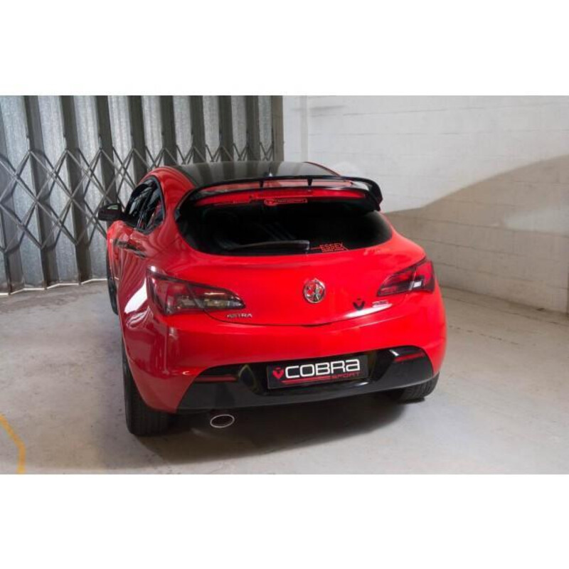 Cobra Sport Cat Back Exhaust System for Opel Astra J GTC 1.6L Turbo (09-15)