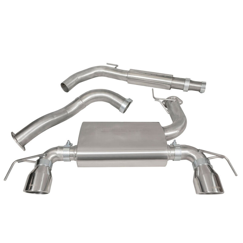 Cobra Sport Cat Back Exhaust System for Opel Corsa E OPC (15-18)
