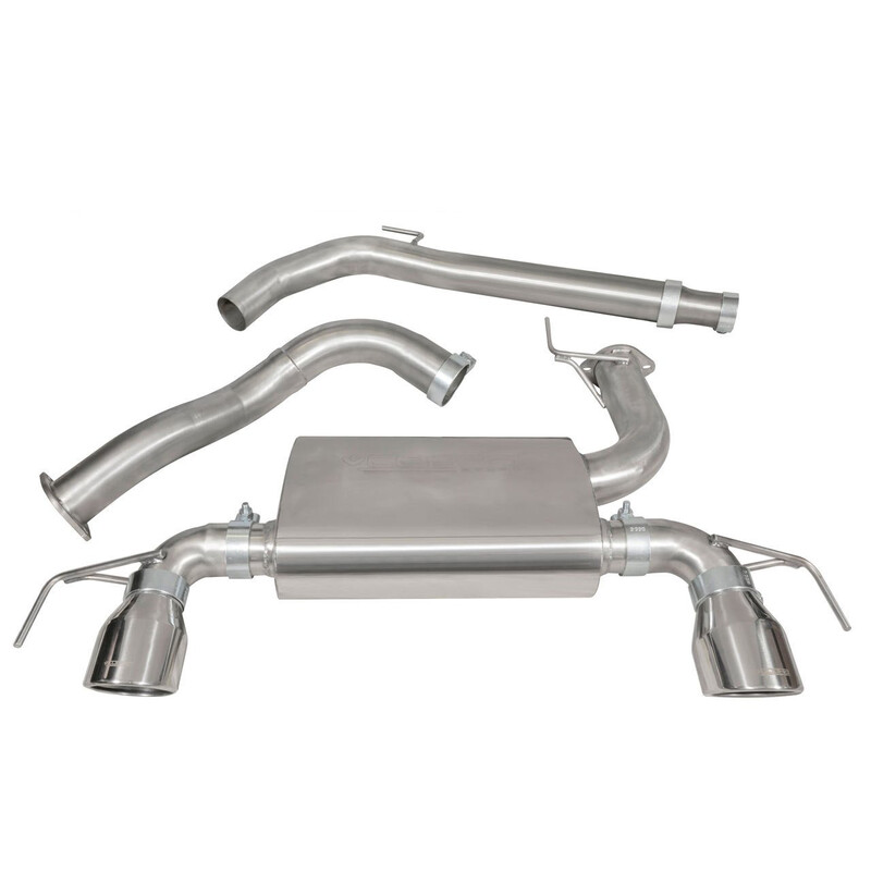 Cobra Sport Cat Back Exhaust System for Opel Corsa E OPC (15-18)