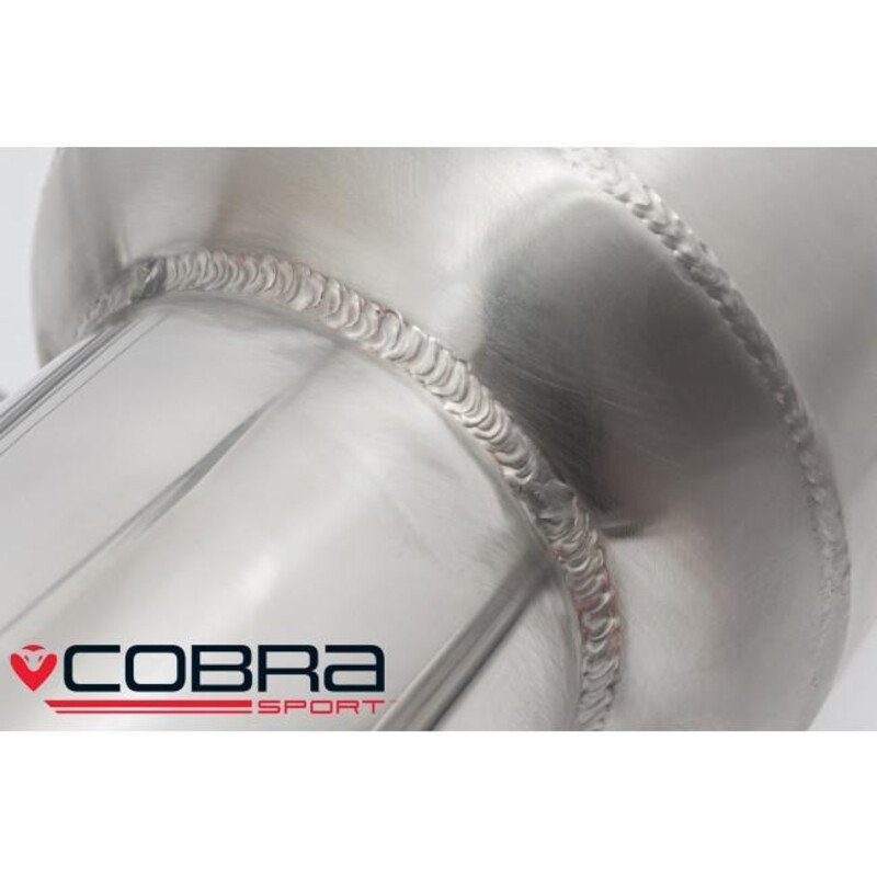 Cobra Sport Turbo Back Exhaust System for Opel Corsa D 1.6L SRI (10-14)