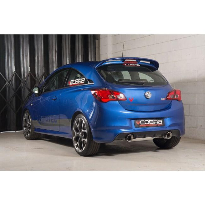 Cobra Sport Turbo Back Exhaust System for Opel Corsa E OPC (15-18)