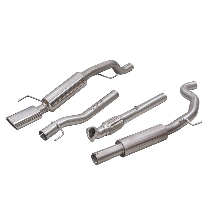 Cobra Sport Cat Back Exhaust System for Opel Corsa E 1.4L Turbo (15-19)