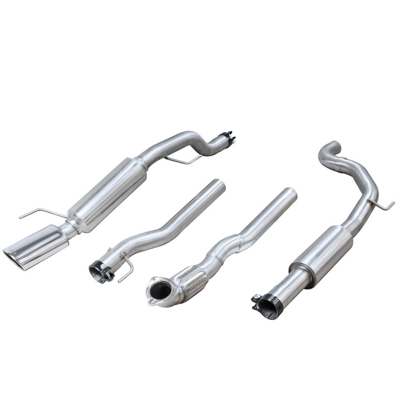 Cobra Sport Cat Back Exhaust System for Opel Corsa E 1.0L Turbo (15-19)
