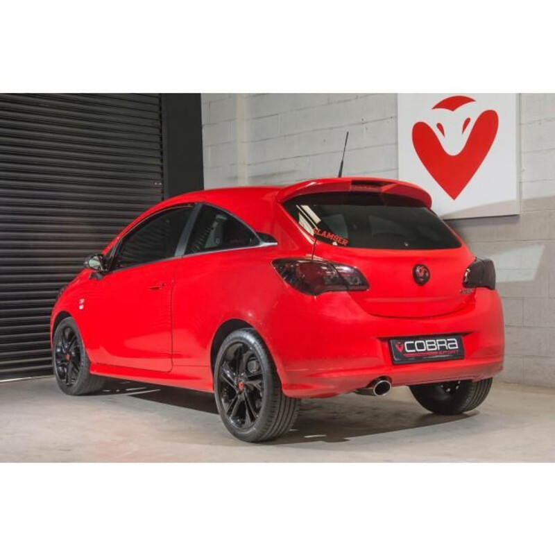 Cobra Sport Cat Back Exhaust System for Opel Corsa E 1.0L Turbo (15-19)