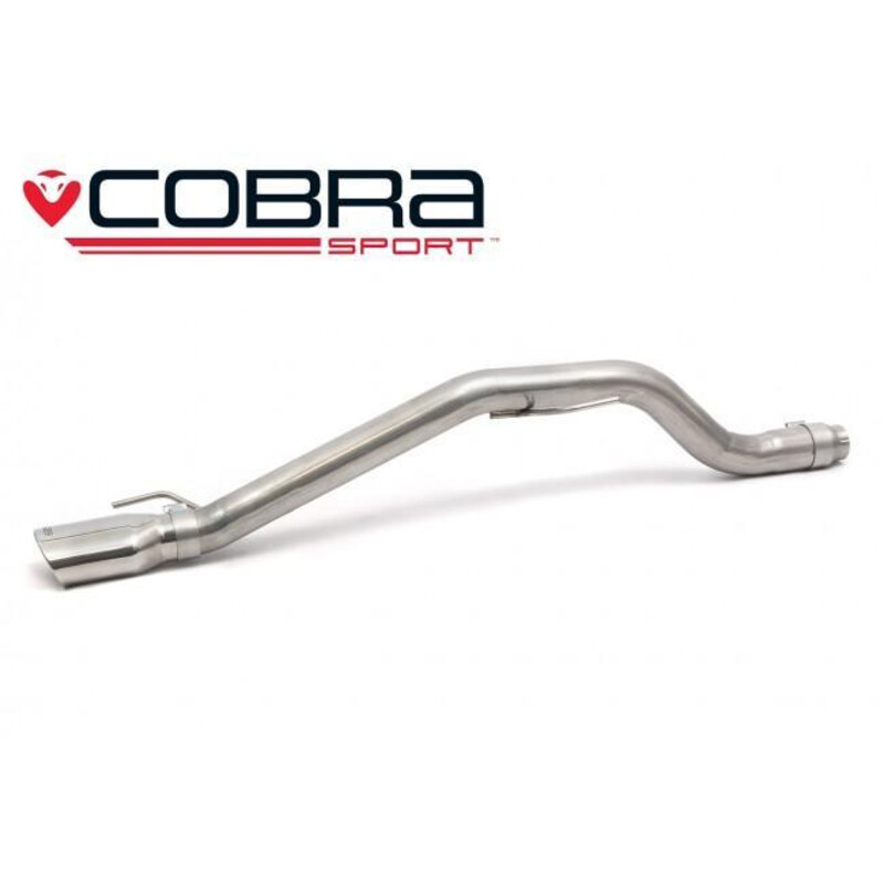 Cobra Sport "Venom Box Delete" Rear Exhaust for Opel Corsa E 1.4L Turbo (15-19)