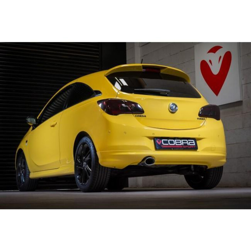 Cobra Sport "Venom Box Delete" Rear Exhaust for Opel Corsa E 1.0L Turbo (15-19)