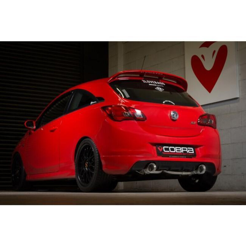 Cobra Sport "Venom Box Delete" Cat Back Exhaust System for Opel Corsa E OPC (15-18)