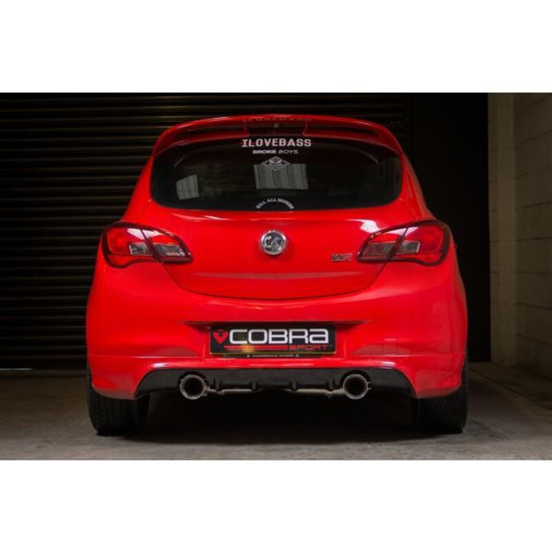 Cobra Sport "Venom Box Delete" Cat Back Exhaust System for Opel Corsa E OPC (15-18)