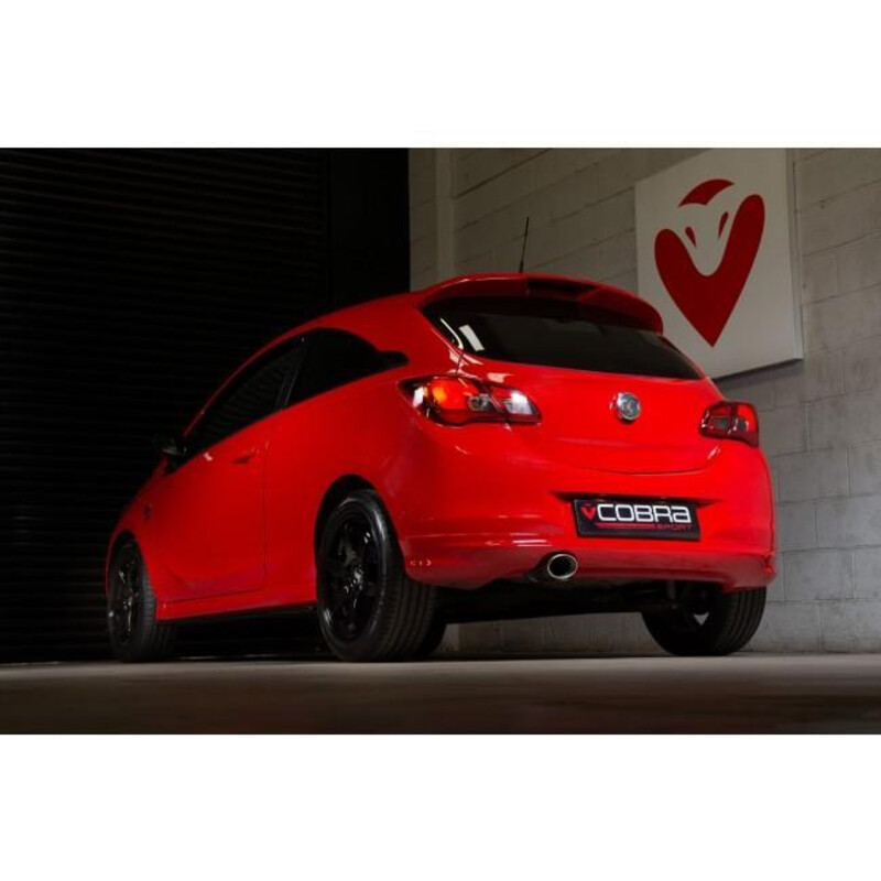 Cobra Sport "Venom Box Delete" Rear Exhaust for Opel Corsa E 1.4L NA (15-19)