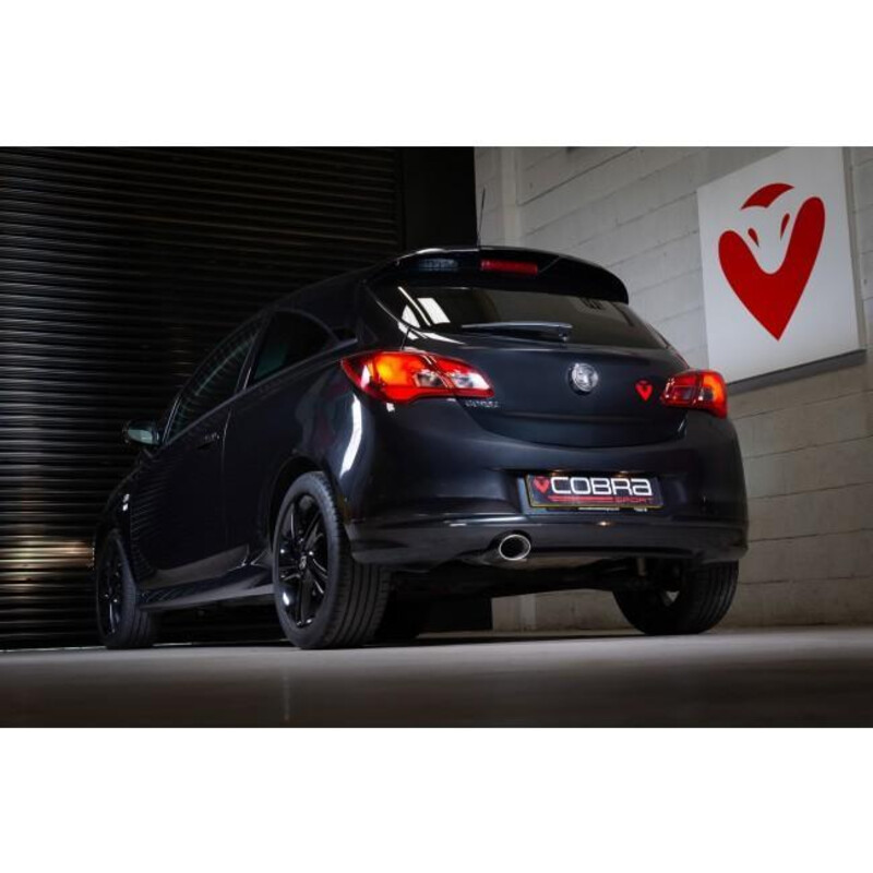 Cobra Sport "Venom Box Delete" Rear Exhaust for Opel Corsa E 1.2L NA (15-19)