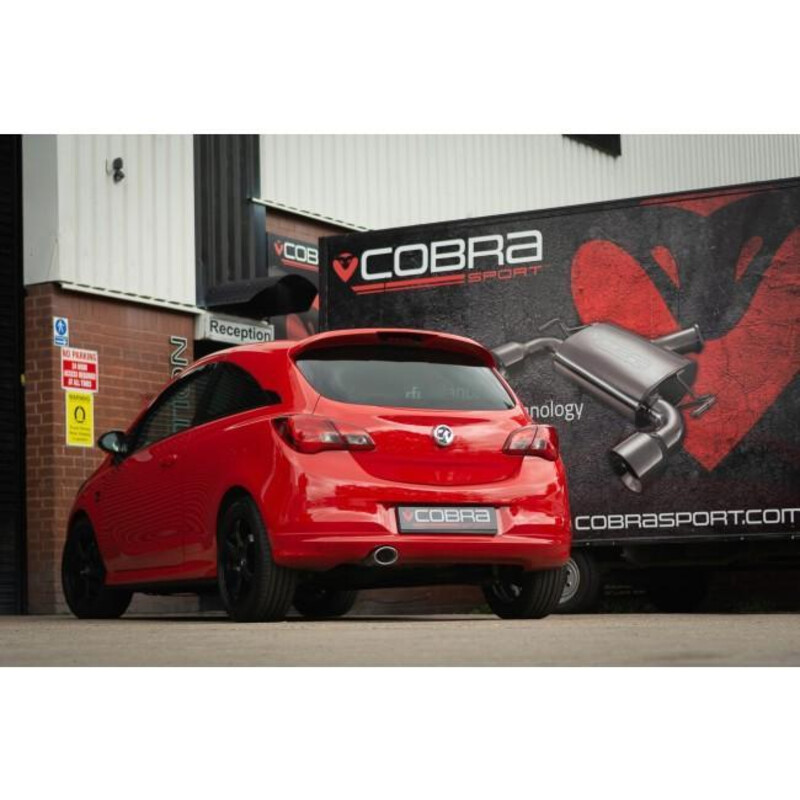 Cobra Sport "Venom Box Delete" Rear Exhaust for Opel Corsa E 1.2L NA (15-19)