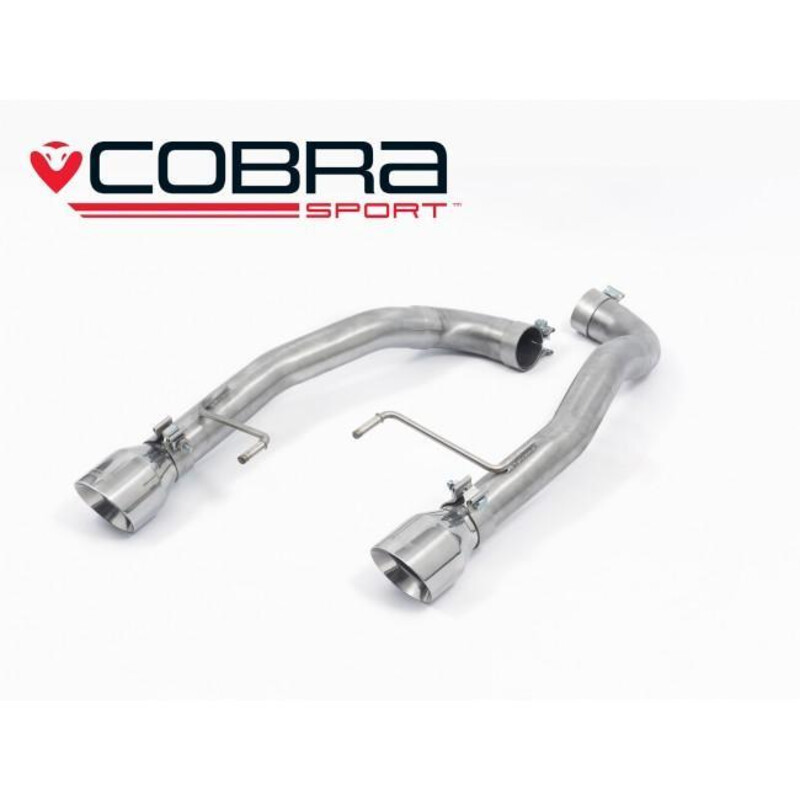 Cobra Sport Axle Back "Venom Box Delete" Exhaust System for Ford Mustang GT V8 5.0L (15-18)