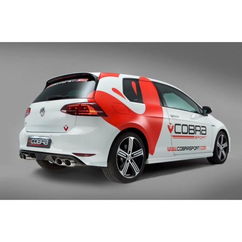 Cobra Sport Turbo Back Exhaust System for VW Golf 7.5 R (2018+)