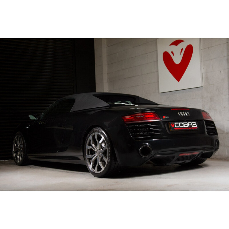 Cobra Sport Valved Cat Back Exhaust System for Audi R8 V10 (13-15)