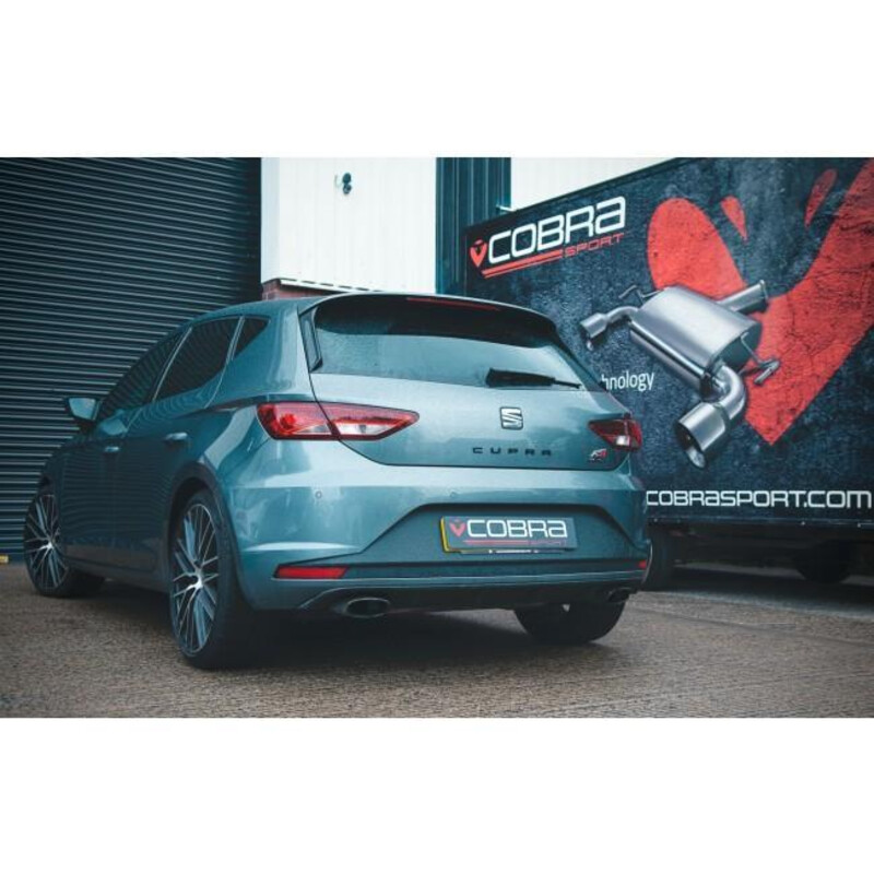 Cobra Sport Centre Section Resonator Delete for Seat Leon Cupra without GPF (14-18)