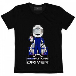 Sparco Future Driver Youth T-Shirt - Black