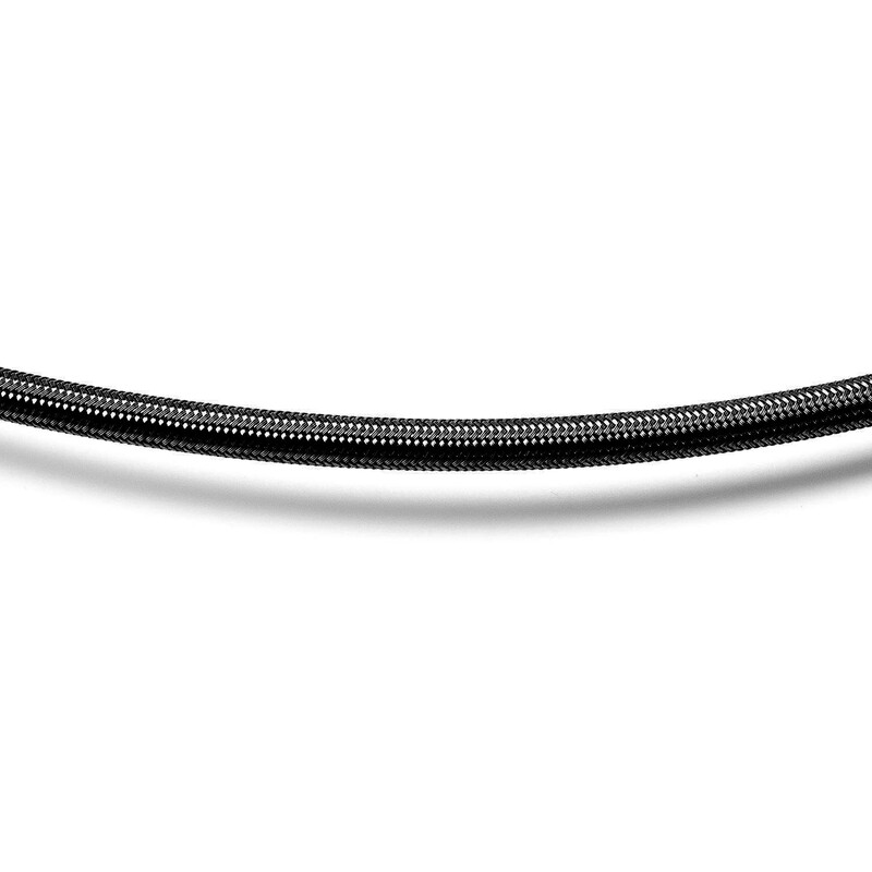 Dash 3 Hose per Meter (Black Teflon & Stainless Steel Braid)