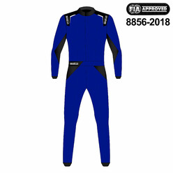 Sparco Sprint R566 Racing Suit, Blue (FIA 8856-2018)
