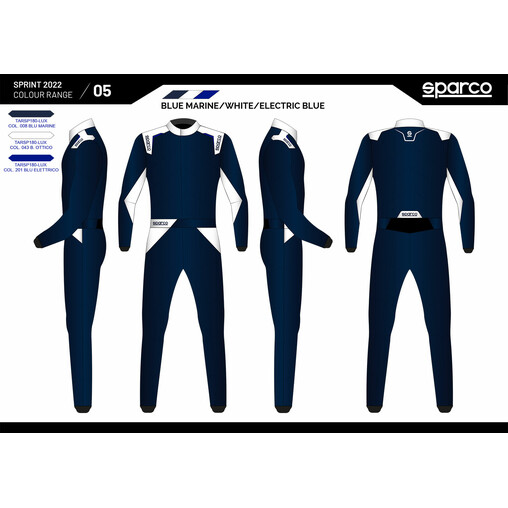 Sparco Sprint R566 Racing Suit, Navy (FIA 8856-2018) 001093