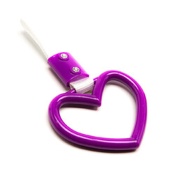 Heart "Tsurikawa" Handle - Purple