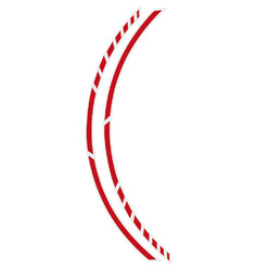 Foliatec Racing Red Pin-Striping Design